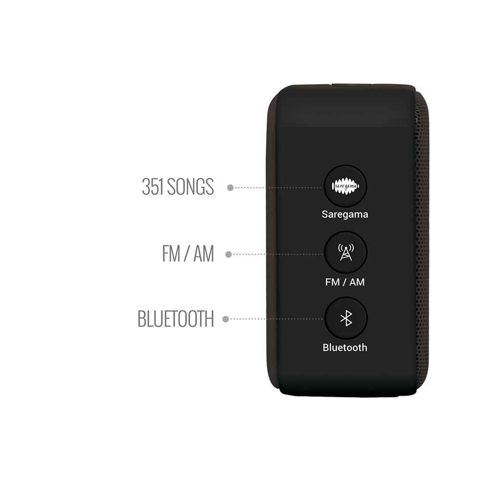 Carvaan Saregama Mini Legends Hindi Music Player - with Bluetooth/FM/AM/AUX